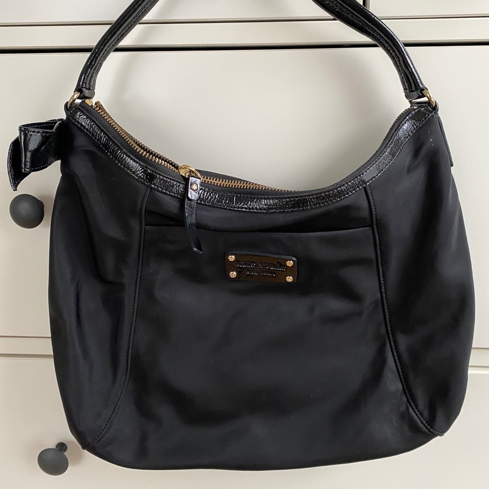 Kate Spade ♠️ Black Purse / Handbag With Bow